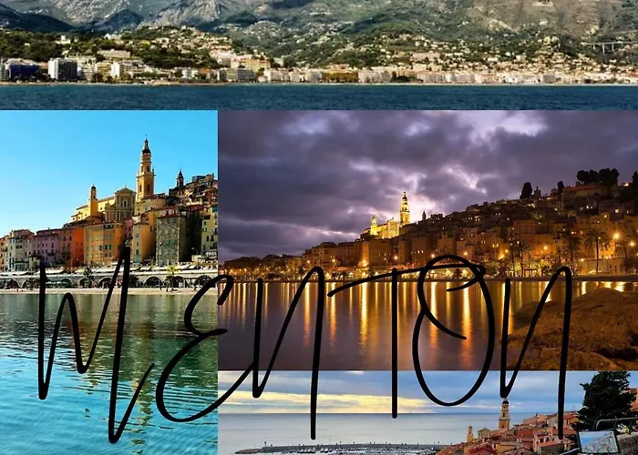 Daire Berkeley, Studio, Terrasse, Vue Mer, Parking, Clim Menton