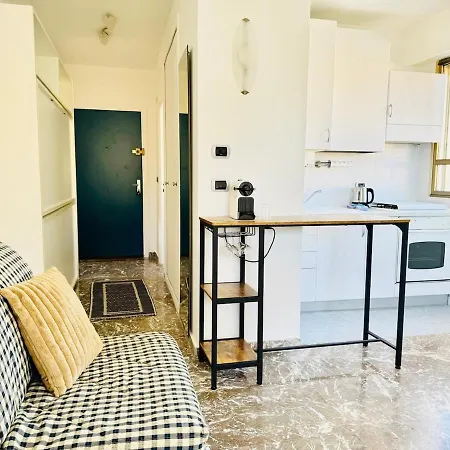 Berkeley, Studio, Terrasse, Vue Mer, Parking, Clim Appartement Menton