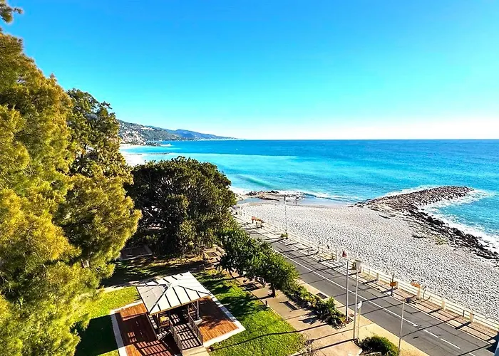 Berkeley, Studio, Terrasse, Vue Mer, Parking, Clim Apartment Menton