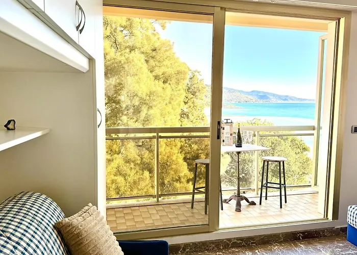 Berkeley, Studio, Terrasse, Vue Mer, Parking, Clim Apartment Menton